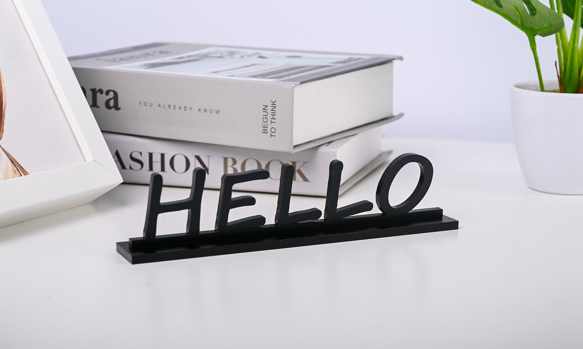 切り文字卓上サインスタンド