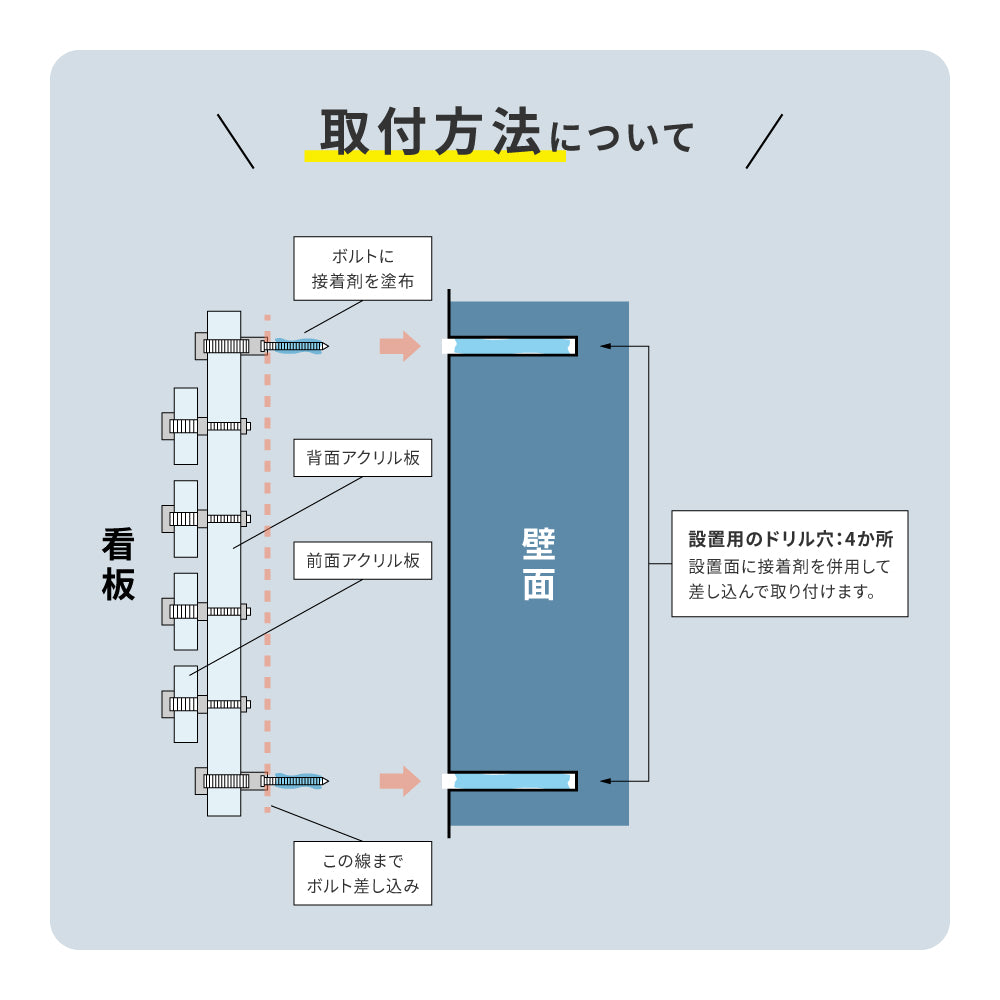フロア 案内板 約W350×H500mm / W500×H700mm 名入れ無料 校正付き テナントサイン ビル案内板 fra-07