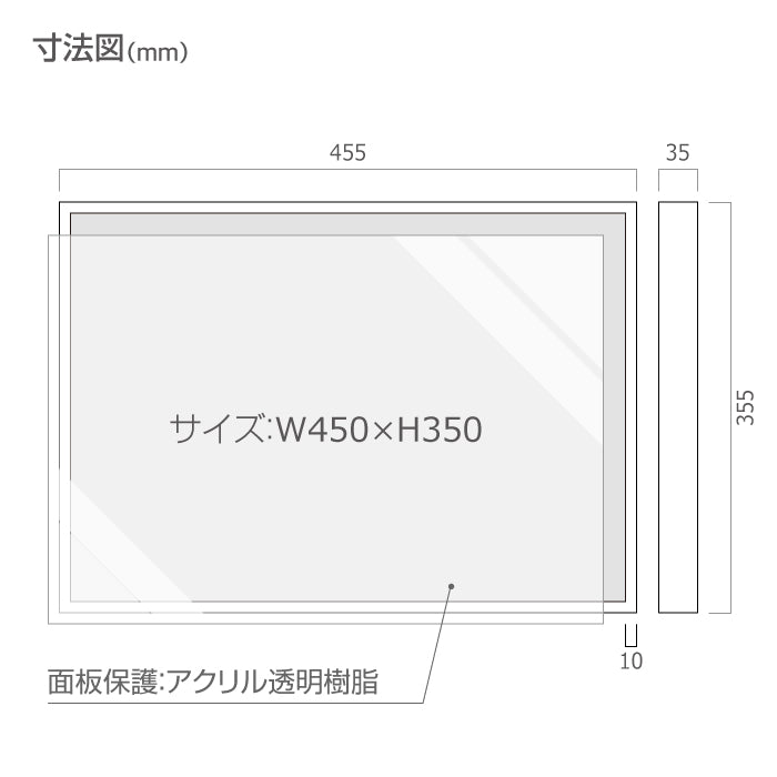 2025年4月からの【新様式対応】宅地建物取引業者票 改正 看板 約W455mm×H355mm / 宅建業者標識 法定看板 法令許可票 金看板 h-00010