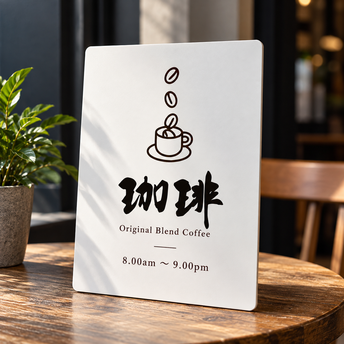 製作看板 オーダーメイド看板 アクリル おしゃれ デザイン 看板作成 オリジナル看板 店舗看板 D-SIGN-18