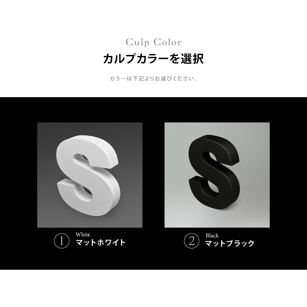 日本製 立体カルプ文字 1文字～販売 カルプ文字 切文字文字 厚さ2cm/3cm チャンネル文字 建物看板 カルプ 文字 タテ100mm～450mmまで 立体文字 箱文字 店舗用看板 オーダー 看板 屋外看板 クリニック 社名 店名 工場 karupu