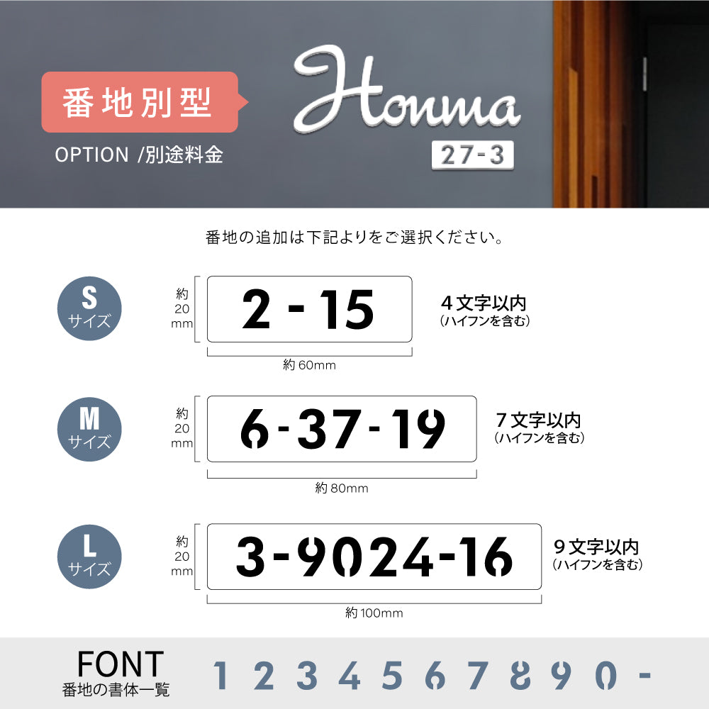 表札 シール おしゃれ 戸建て 筆記体 表札 ポスト マンション 黒アクリル 書き風 アイアン風 可愛い 門柱 シール オスポール 玄関 DIY ルームナンバー オフィス お店の表札 gs-nmpl-1015c-wh