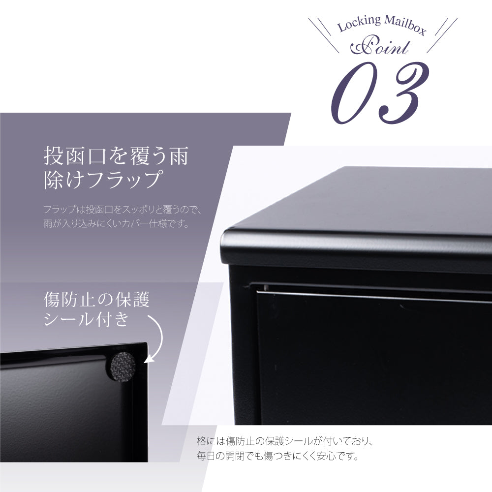 日本製郵便ポスト 壁掛け おしゃれ 郵便受け 大型 メールボックス 日本製 玄関ポスト ダイヤル錠 屋外ポスト レッド POST gs-pl-mailbox02