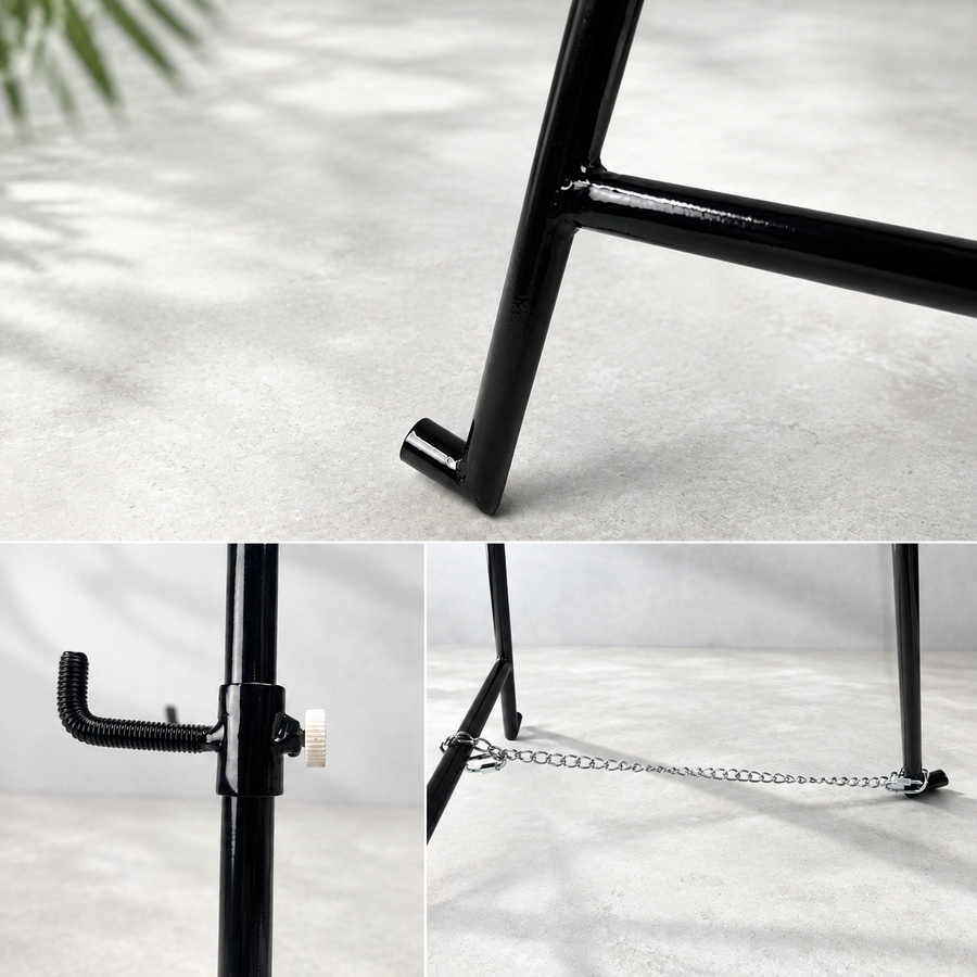 日本製 屋内用 折り畳み型 スチール製イーゼルスタンド看板H930mm OKINA-SEZ-930