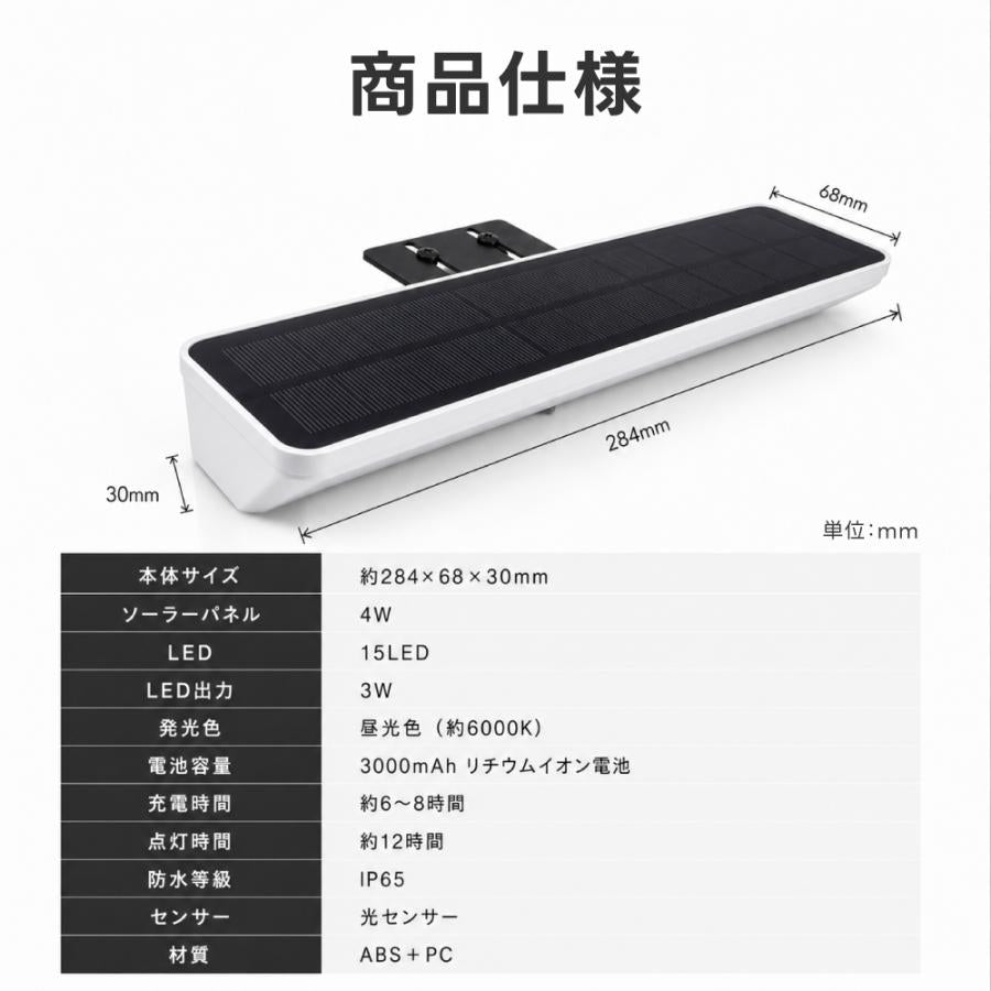 [2点セット]屋外防水仕様 ソーラーライト 看板 28CM 看板スポットライト 看板ライトアップ ソーラー充電 夜間自動点灯 SSL-284